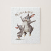 Mijn vader is de beste. legpuzzel (Verticaal)