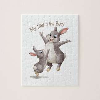 Mijn vader is de beste. legpuzzel