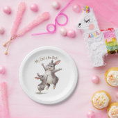 Mijn vader is de beste. papieren bordje (Feest)