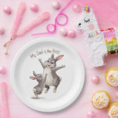 Mijn vader is de beste. papieren bordje (Feest)