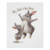 Mijn vader is de beste. perfect poster (Voorkant)