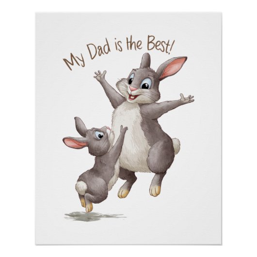 Mijn vader is de beste. perfect poster (Voorkant)