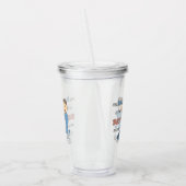 Mijn vader is de beste Schattigee Vaderdag Acryl Drinkbeker (Links)