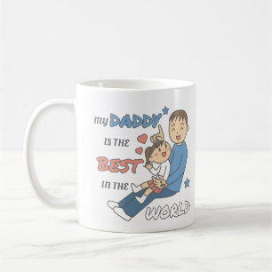 Mijn vader is de beste Schattigee Vaderdag Koffiemok
