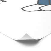 Mijn vader is de beste Schattigee Vaderdag Perfect Poster (Hoek)