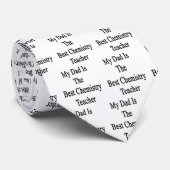 Mijn vader is de beste scheikundeleraar stropdas (Opgerold)