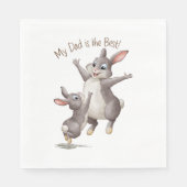 Mijn vader is de beste. servet (Voorkant)
