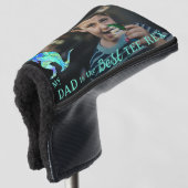 Mijn vader is de beste Tee Rex Kids foto Golfheadcover (3/4 voorkant)