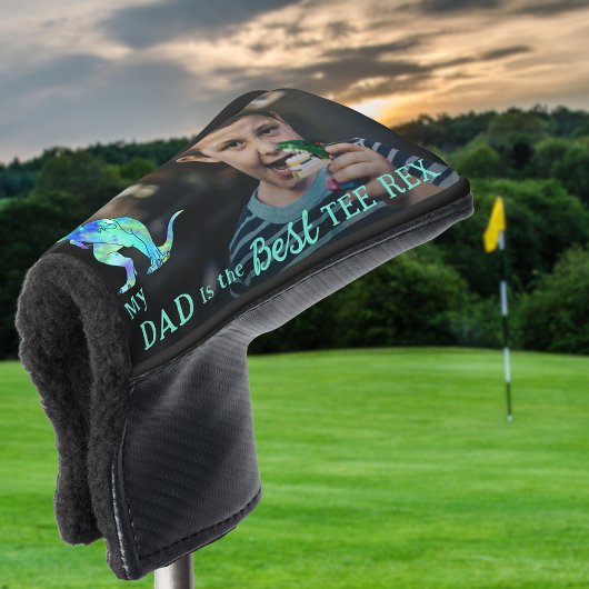 Mijn vader is de beste Tee Rex Kids foto Golfheadcover