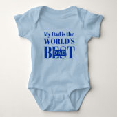 Mijn vader is de beste vader ter wereld romper (Voorkant)