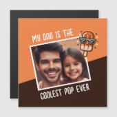 Mijn vader is de coolste Pop ooit aangepaste foto (Voorkant / Achterkant)