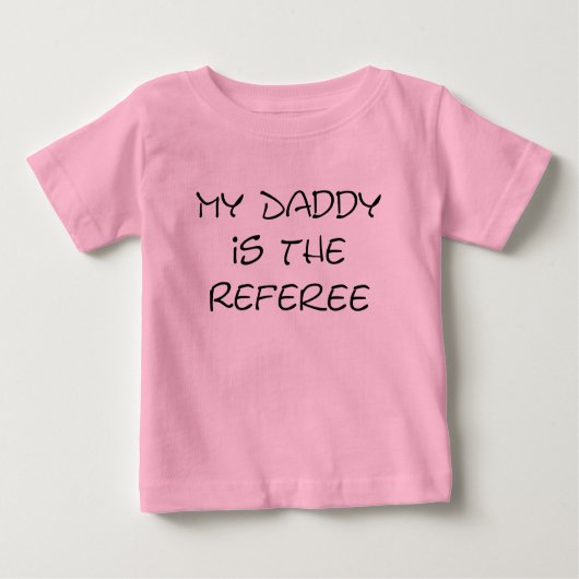 Mijn vader is de Referee T-shirts en Gifts. (Voorkant)