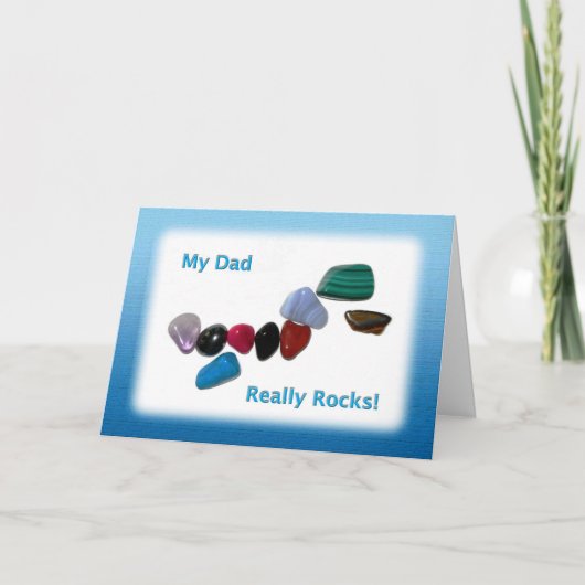 Mijn vader is echt een rotzak kaart (Voorkant)