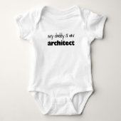 Mijn vader is een architect romper (Voorkant)