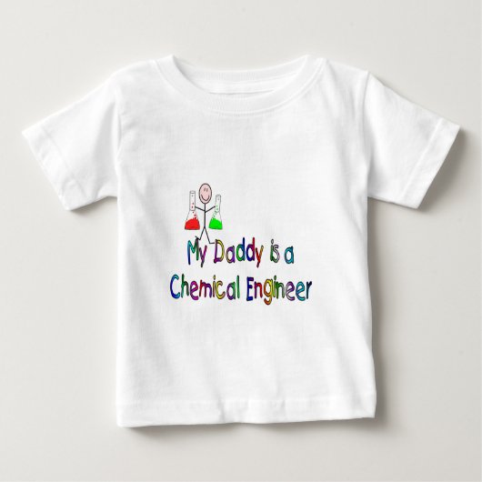 Mijn vader is een chemische ingenieur Kids Shirts (Voorkant)