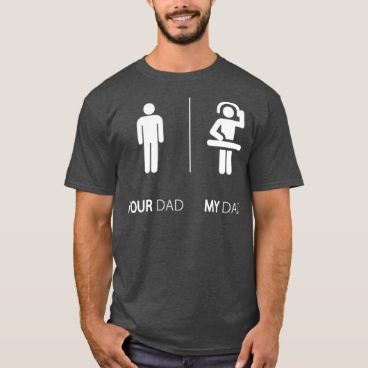 Mijn vader is een DJ Funny Disk Jockey DJ Gift T-shirt (Voorkant)