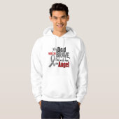 Mijn vader is een engel 1 hersenkanker hoodie (Voorkant volledig)