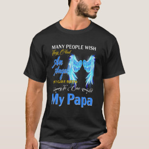 Mijn vader is een engel die herinneringen aan mijn t-shirt