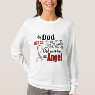 Mijn vader is een engel longkanker t-shirt