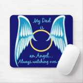 Mijn vader is een engel muismat (Met muis)