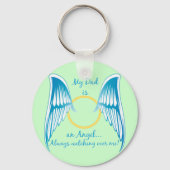 Mijn vader is een engel sleutelhanger (Voorkant)