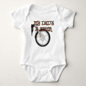 Mijn vader is een fietser romper (Voorkant)