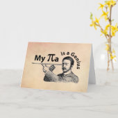 Mijn vader is een genie kaart (Gele Bloem)