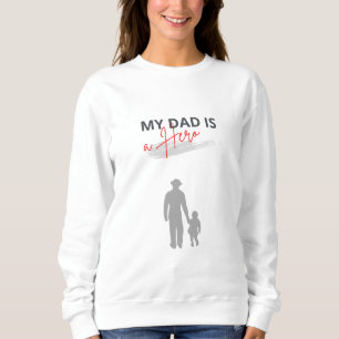 Mijn vader is een held en jaag je dromen t-shirt