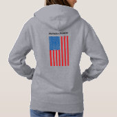 Mijn vader is een MARINE Persoonlijke hond Hoodie (Achterkant)