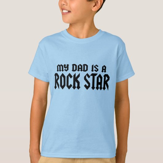 Mijn vader is een Rockstar T-shirt (Voorkant)