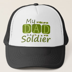 Mijn vader is een soldaat trucker pet