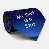 Mijn vader is een Star Galaxy Stropdas (Opgerold)