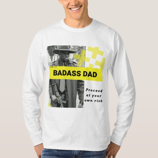 Mijn vader is een stoere papa t-shirt (Voorkant)