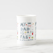 Mijn vader is Fab Porselein Kop (Voorkant)