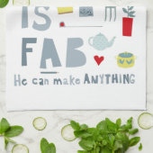 Mijn vader is Fab Theedoek (Gevouwen)