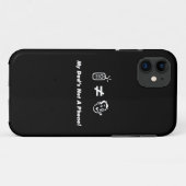 Mijn vader is geen telefoon Case-Mate iPhone case (Achterkant (horizontaal))