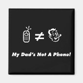 Mijn vader is geen telefoon magneet (Voorkant)