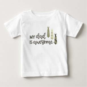Mijn vader is Geweldige Baby T-shirt