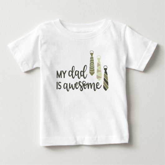 Mijn vader is Geweldige Baby T-shirt (Voorkant)