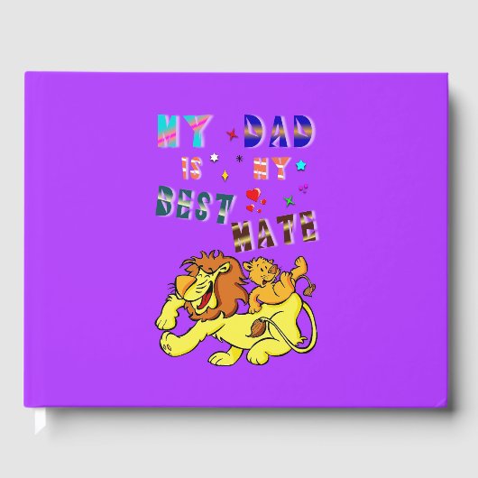 Mijn vader is mijn beste vriend gastenboek (Voorkant)
