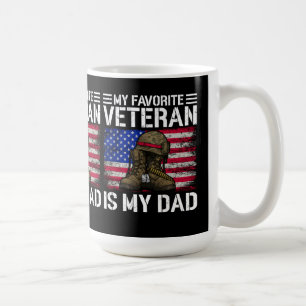 Mijn vader is mijn favoriete veteraan militair vad koffiemok