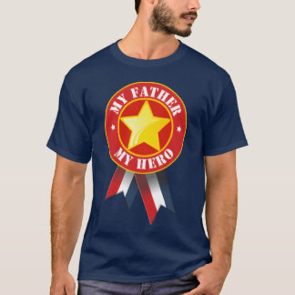 Mijn vader is mijn held grappig t-shirt