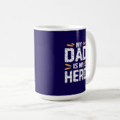 Mijn vader is mijn held koffiemok (Voorkant rechts)