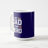 Mijn vader is mijn held koffiemok (Voorkant links)