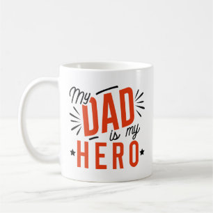 Mijn vader is mijn held koffiemok