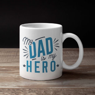 Mijn vader is mijn held koffiemok