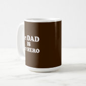 Mijn vader is mijn held koffiemok (Voorkant links)