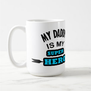 Mijn vader is mijn held koffiemok