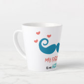 Mijn vader is mijn held Latte Mok (Linkerhoek)