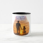 Mijn vader is mijn held mok cadeau (Midden)